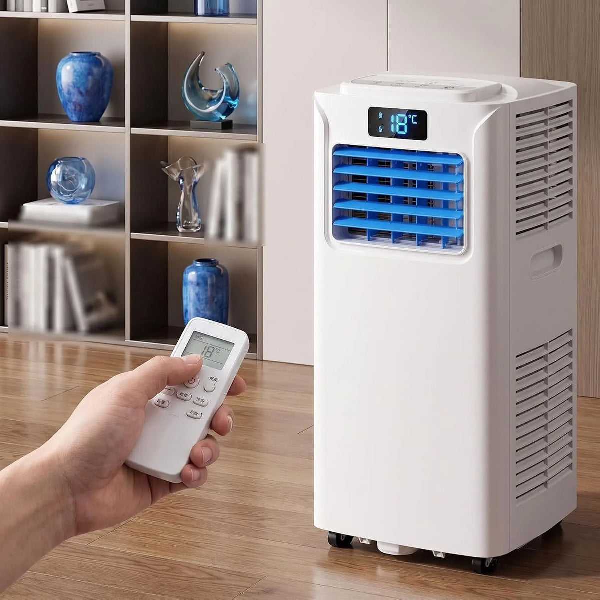 Airconditioner, 12000 BTU, 7000 BTU, koeling met temperatuur- en ventilatorregeling