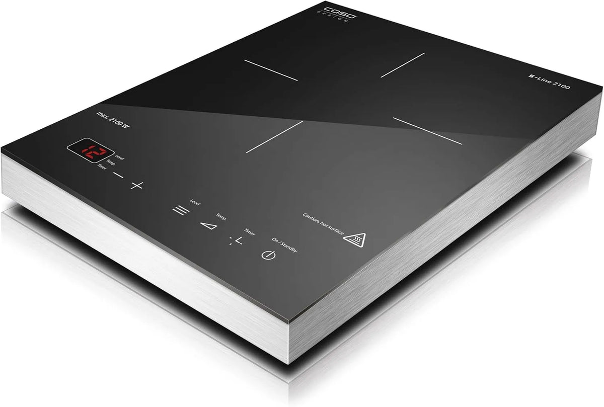 Caso inductiekookplaat, 2100W, S-Line 2100, elektronisch geregelde inductiezones