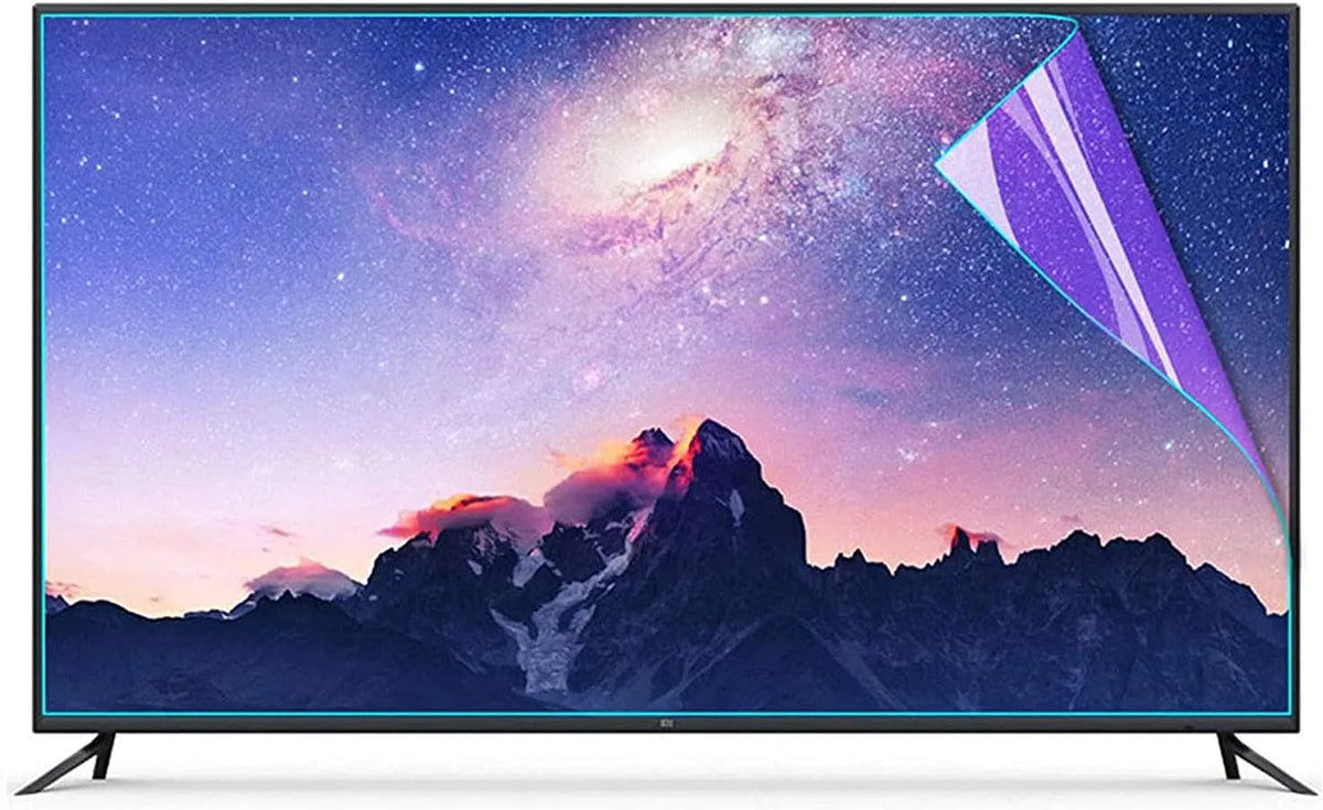 Anti Blue Light Screen Protector voor 55-75 inch TV. Filter uit blauw licht dat computer oogspanning verlichten en u helpen beter te slapen