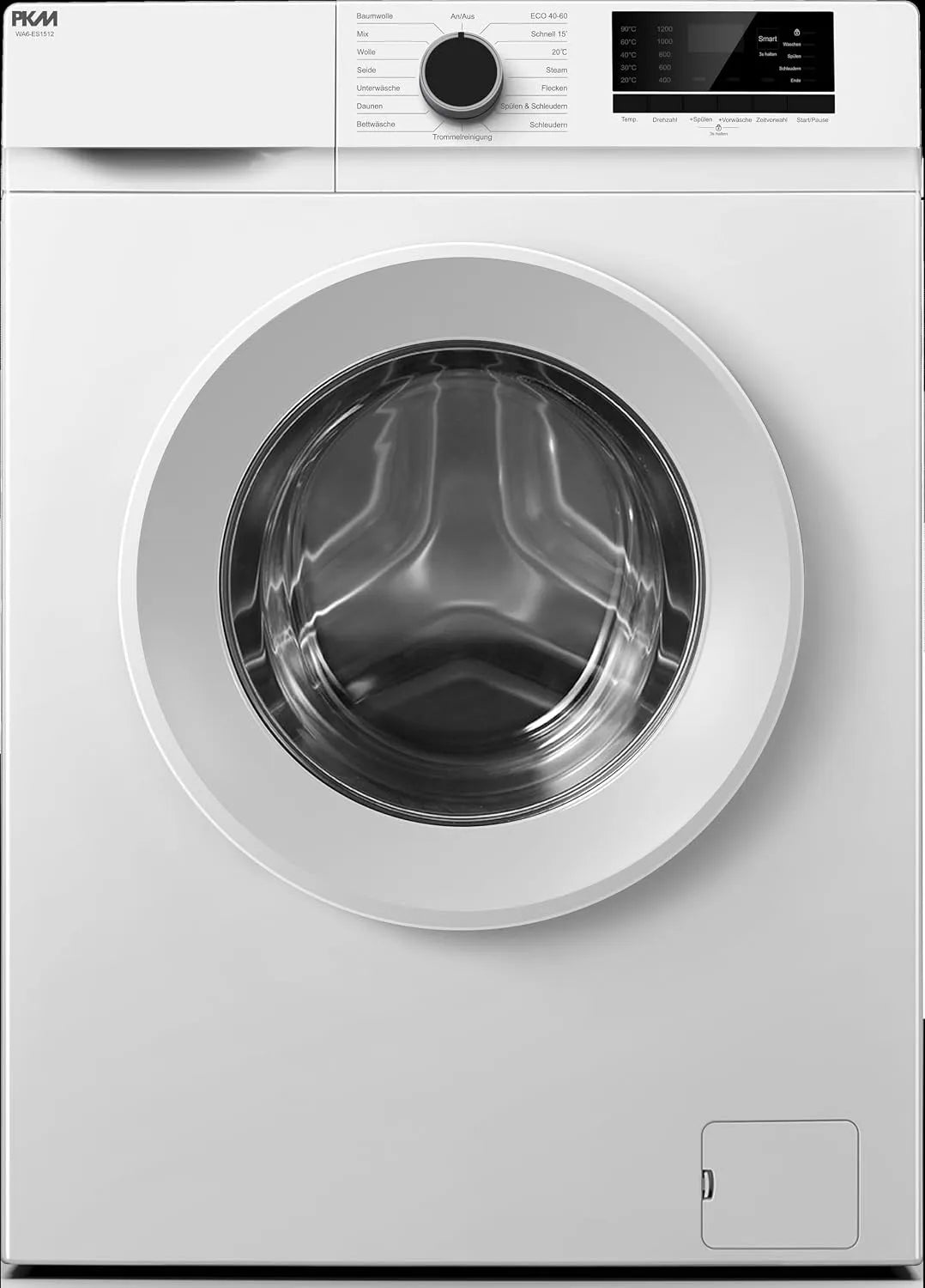 WA6-ES1512 wasmachine, 60 cm, digitaal display, uitgestelde startfunctie, energie-efficiëntieklasse A