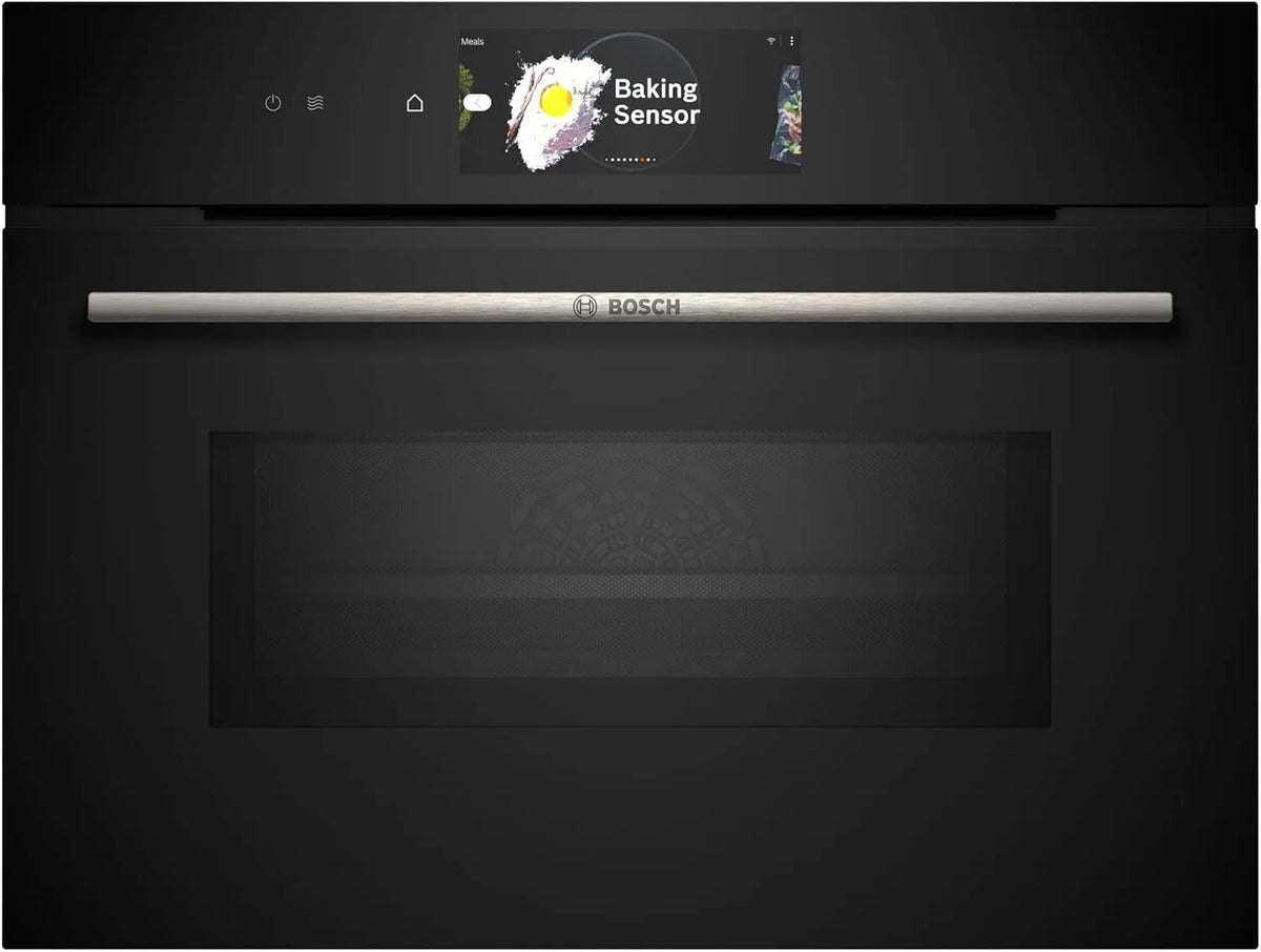 Bosch CMG778NB1 elektrische oven, 45 cm, 60 x 45 cm, Series 8, Ingebouwde compacte oven met magnetronfunctie