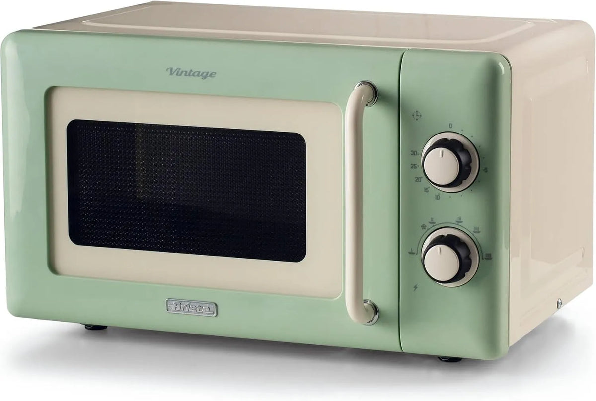 Magnetron, 800 W, timer, Ariete 3960 Vintage, opwarmen en ontdooien met vermogensstanden