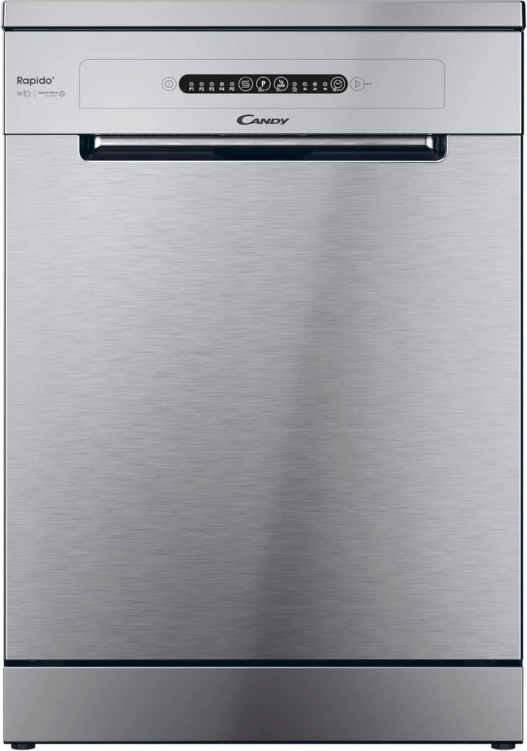 Candy 3E9E0X vaatwasser, 49 inch, 60 cm, 85 x 60 x 60, 5 programma's, Rapido' CF Vrijstaande, snelle cyclus 49 inch