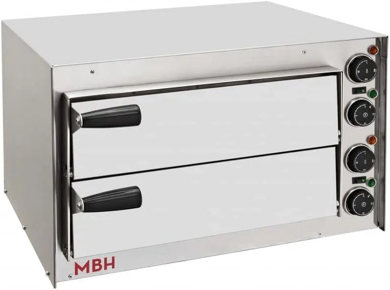 Pizzaoven, MBH Professionele met 2 kamers, industriële elektrische oven