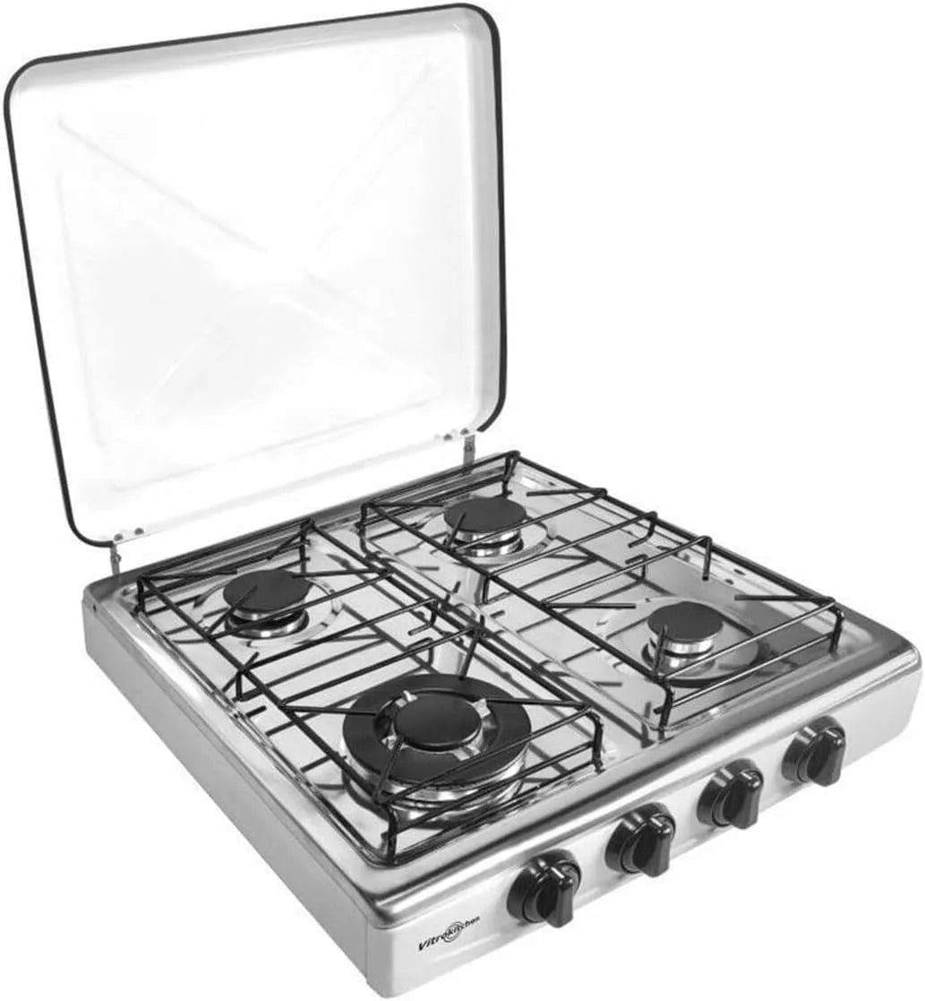 452BB gaskookplaat, Vitrokitchen gasplaat, afzonderlijk regelbare gasbranders