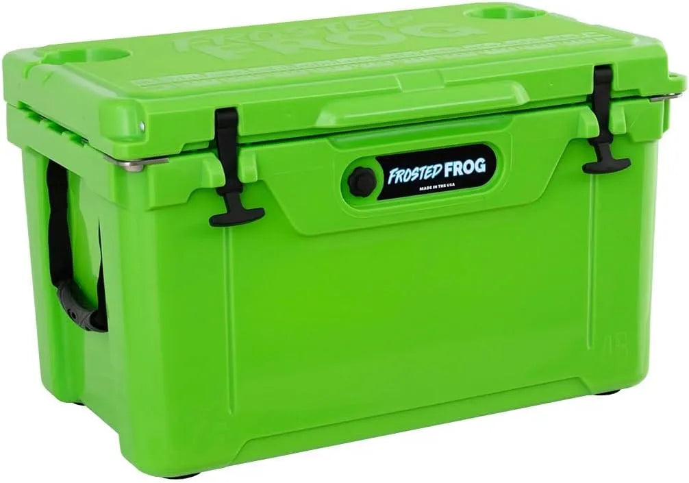 Koelbox, Frosted Frog 45 Qt Rotomolded Geïsoleerde Koeler, mobiele opslag voor gekoelde inhoud