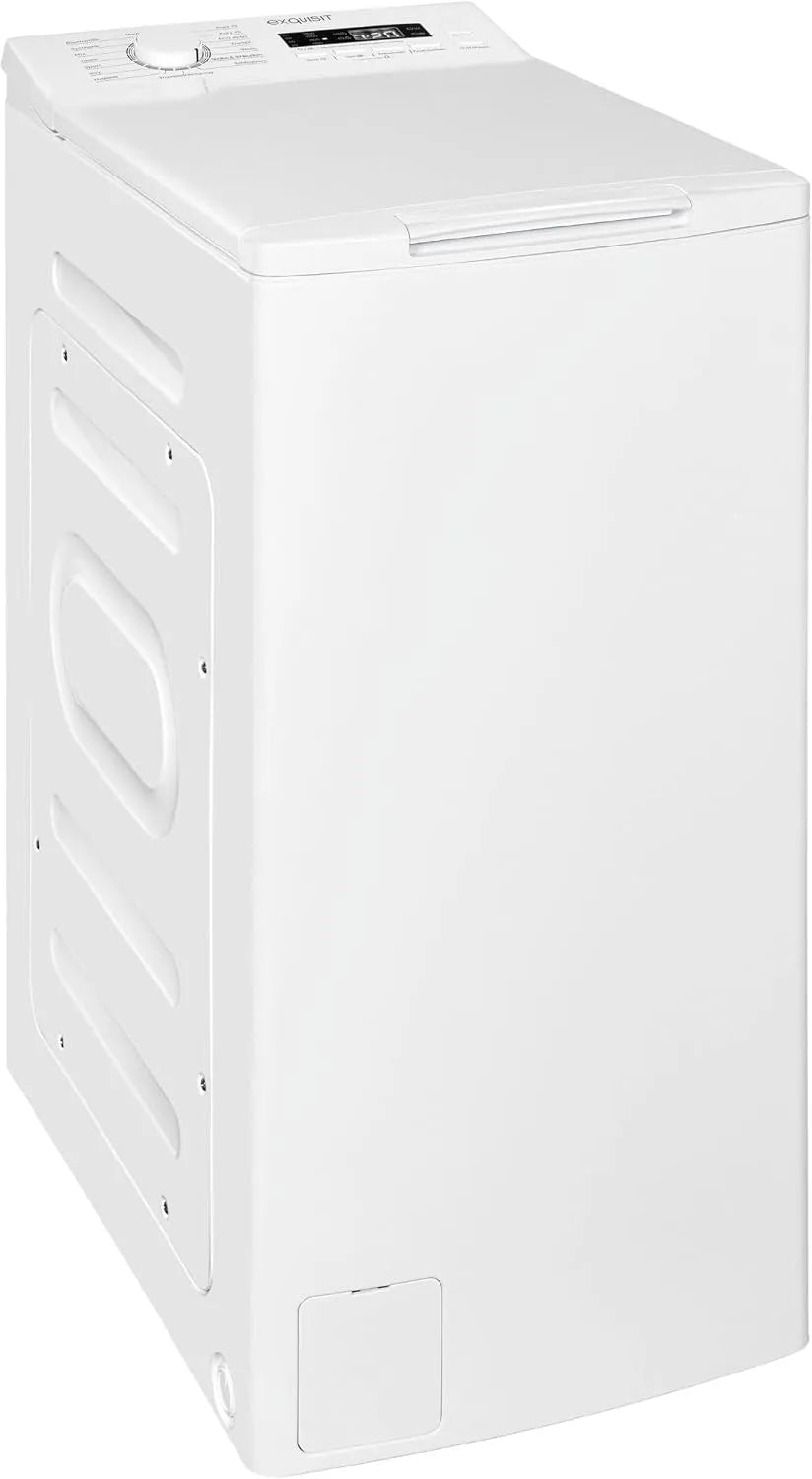 Exquisit LTO1207-030A wasmachine, 7,5 kg, uitgestelde startfunctie, kort programma