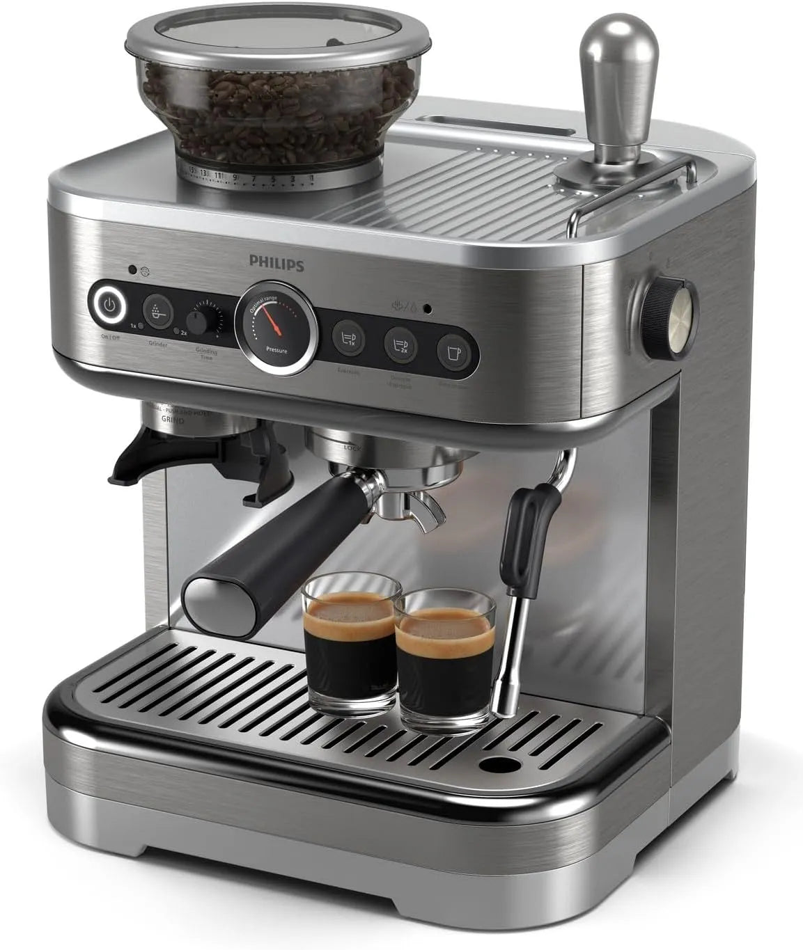 Philips espressomachine, automatische werking, Barista Brew Semi-automatische, Americano-knop
