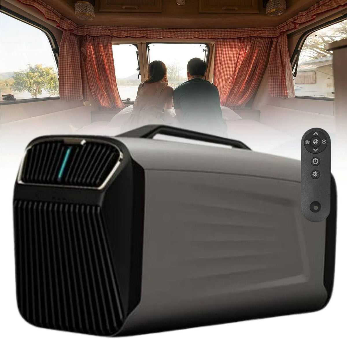 Airconditioner, 5200 BTU, Draagbare 5200 BTU voor tentkamperen, energiezuinige 400W koelunit met ventilator, droog- en slaapstand voor buitenavonturen