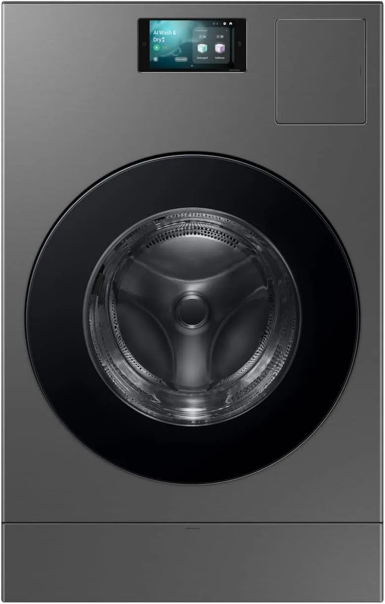 Samsung WD18DB8995BZT2 warmtepomp, 11 kg, 87,5 cm, 68,6 x 11 x 87,5 cm, wifi-bediening, digitaal display, Bespoke AI Combo, display AI Home