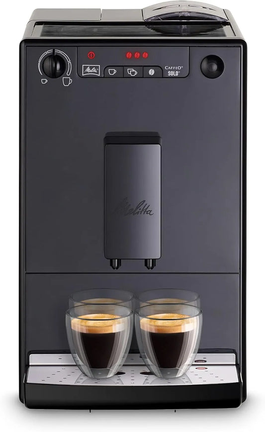E 950 espressomachine, automatische werking, Melitta Caffeo Solo -222 Volautomatische, pure black