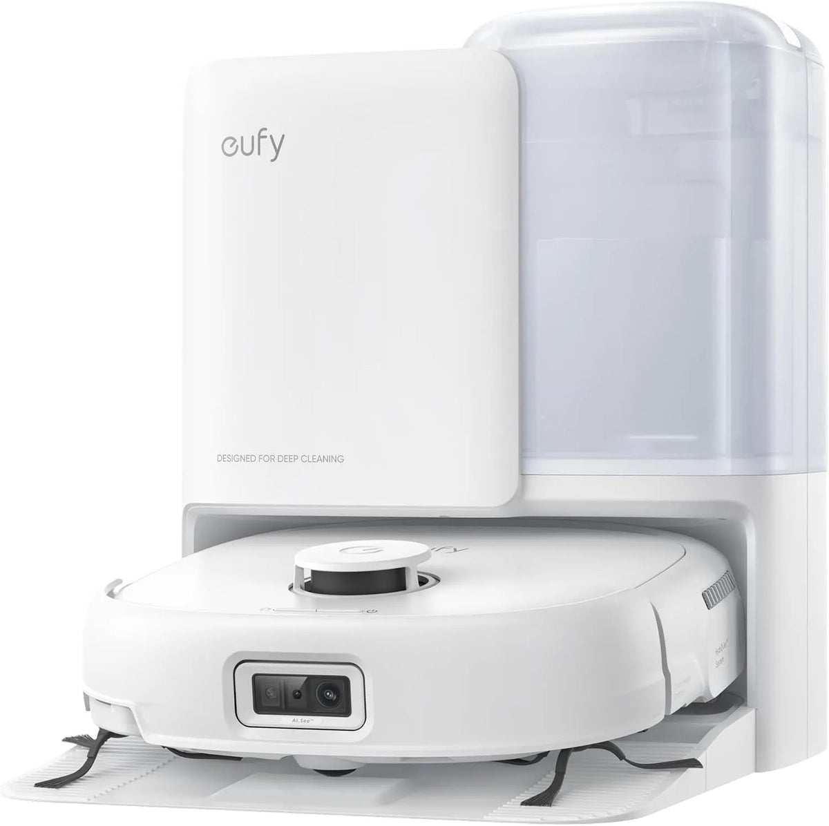 E25 robotstofzuiger, 20.000 Pa, zuig- en dweilfunctie, eufy Omni HydroJet