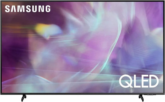 Samsung QE50Q65AAUXZT Q60A Smart TV, 50 inch, QLED 50 inch -serie Q65A QLED 4K UHD geïntegreerd Alexa grijs 2021 DVB-T2, Excl. Amazon