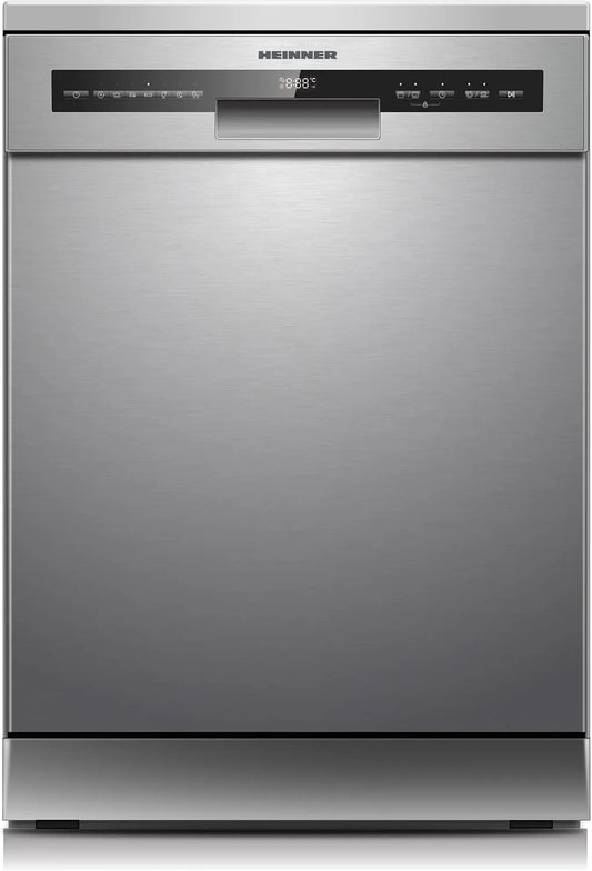 Vaatwasser, 60 cm, 7 Programma's, digitaal display, 60 cm Vrijstaand Wit, AquaStop & Kinderslot, Verstelbare Bovenmand
