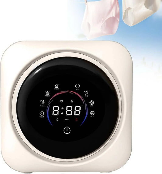 Wasmachine, 45 Db, stille werking, Draagbare Kleine, Energiezuinige Was-Droogcombinatie, Drogen Met Hete Lucht Op 65°C, Ultrastille Werking Van 45 Db