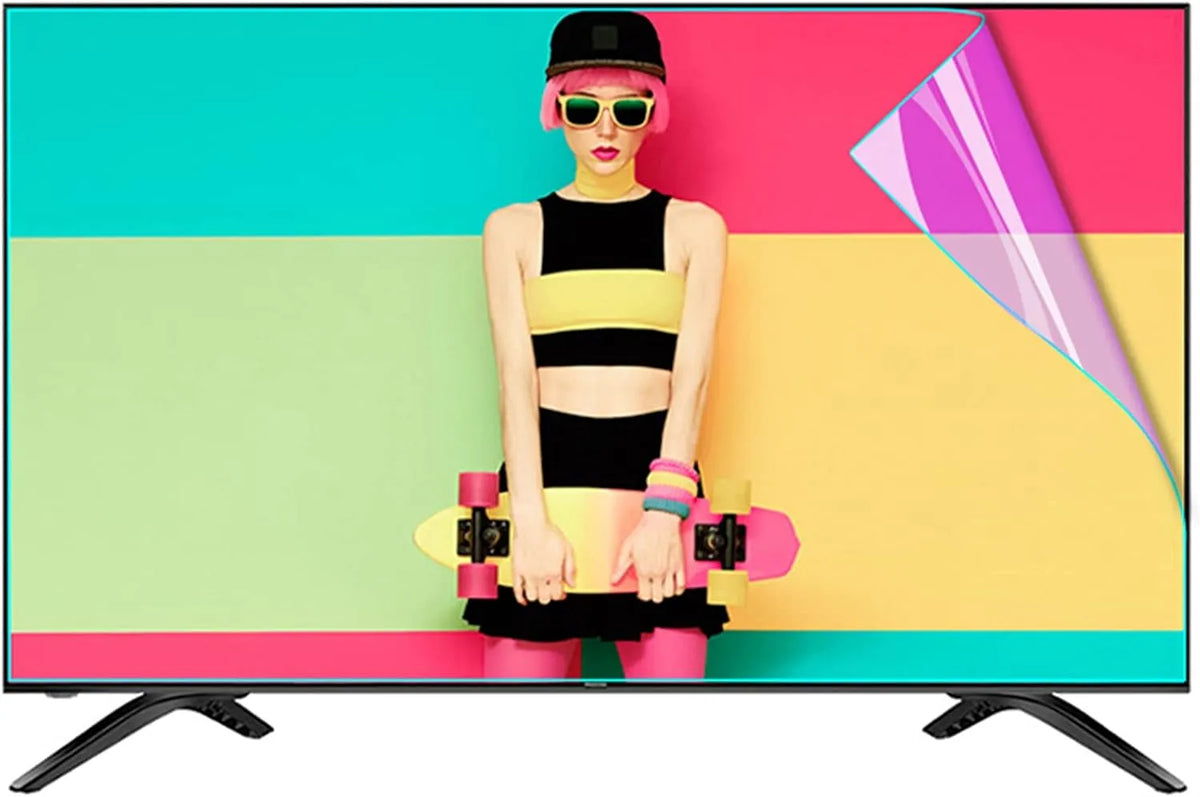 Tv-schermfilter, 75 inch, 721 mm, Anti-blauw lichtbeschermfolie voor 32-75 inch tv, anti-verblindingsverlichting schermfilter, anti-reflectie tot 90%