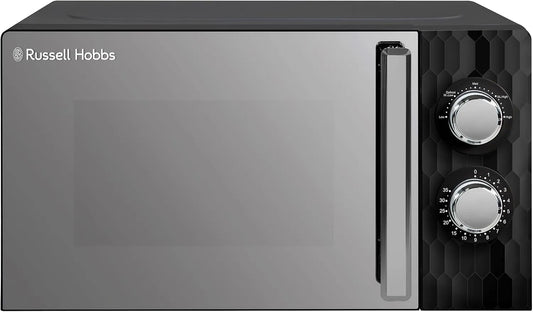 Russell Hobbs RHMM715B magnetron, 700 W, timer, Handmatige Honeycomb 17 liter en 700 W, geïntegreerde timer en ontdooifunctie.