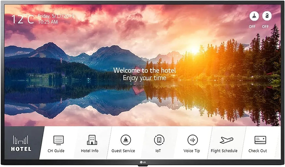 LG LG 55US662H Smart TV, Dis Public 55 55US662H Hotel TV, beeldscherm met netwerk- en multimediafuncties