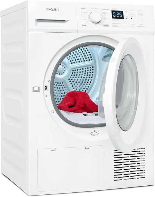 Exquisit TWP803-030 warmtepomp, 16 programma's, droger, uitgestelde startfunctie