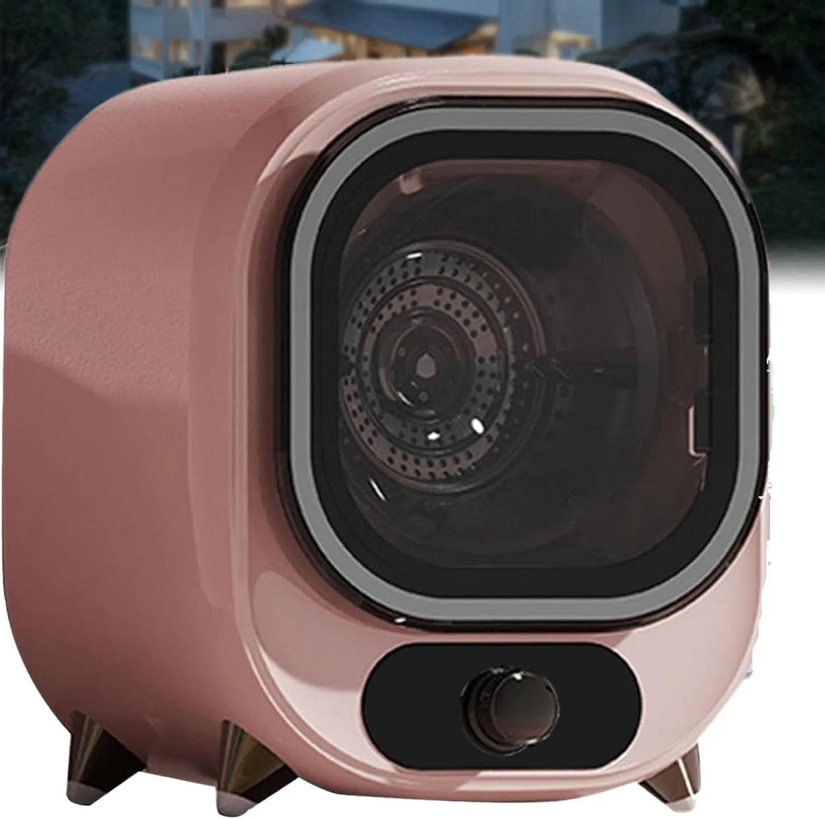 Wasdroger, 0,8 Kg, Kleine Tumble Dryer, Geventileerde, Voor Aanrecht Of Appartement, Compacte Centrifuge, Laadvermogen Van 0,8 Kg Pink