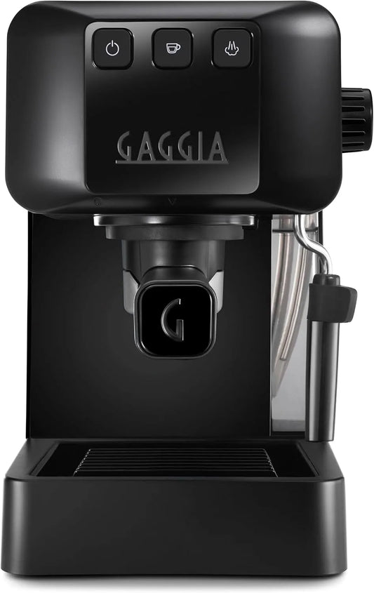 EG2109 espressomachine, automatische werking, Gaggia Black Handmatige, gemalen of pads, POD-systeem voor romige espresso's met pads, nieuw model 2023