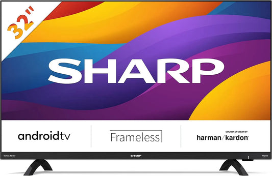 Sharp 32DI6EA Smart TV, 32 inch, 81 cm, Android TV, Netflix, Prime Video