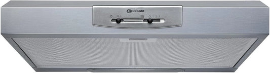 Bauknecht DC 5460 IN/1 afzuigkap, 60 cm, 3 standen, roestvrijstalen behuizing, compacte, geschikt voor afvoerlucht en circulatielucht, roestvrij staal