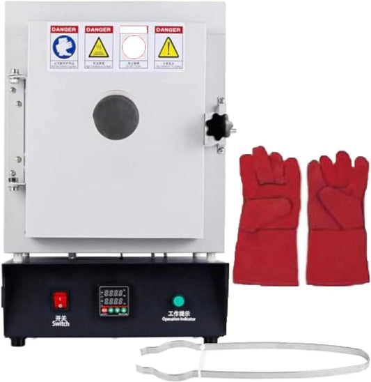 Elektrische oven, Compacte, multifunctionele mini-oven voor aardewerk en glaswerk, betrouwbare verwarmingsprestaties