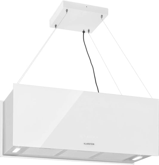 Klarstein afzuigkap, 3 standen, timer, 590 m3/uur luchtstroom en actieve koolfilter, voor plafond