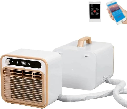 Airconditioner, Slimme split-airco voor de camping met touch-bediening 2mConnectingPipe