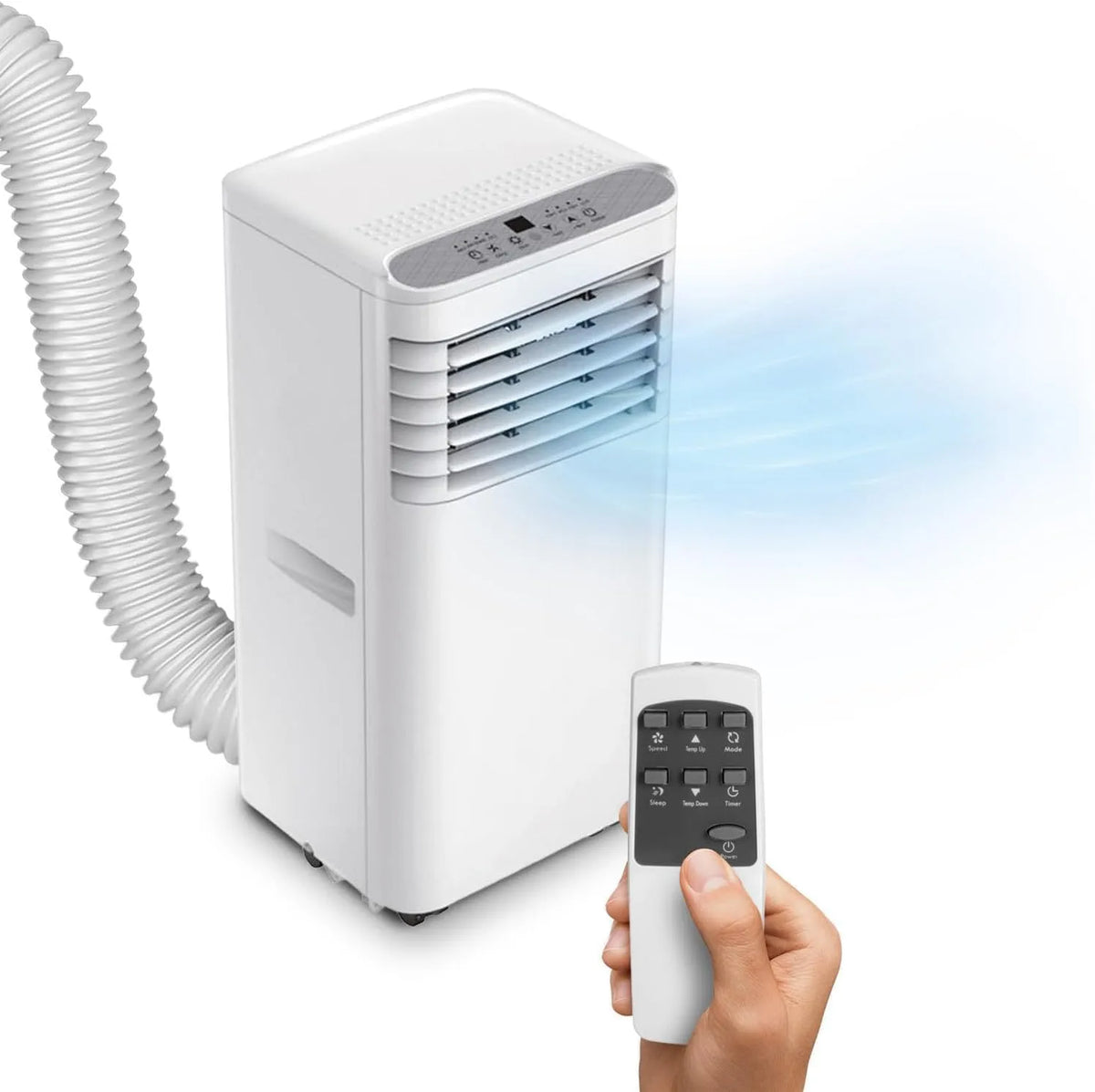 Airconditioner, 9000 BTU, Avilia Mobiele, koeler en ventilator, zonder buitenunit, voor thuis en op kantoor