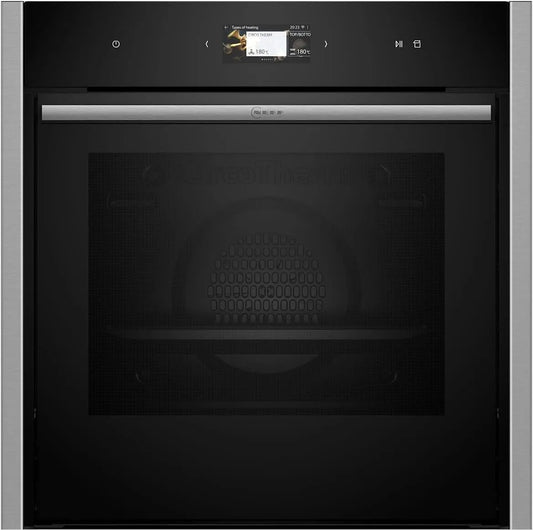 B64VS71N0 N90 elektrische oven, 60 cm, 4,1 inch, 60 x 60 cm, digitaal display, stoomfunctie, 4,1 inch Full Touch TFT-kleuren- en grafisch display