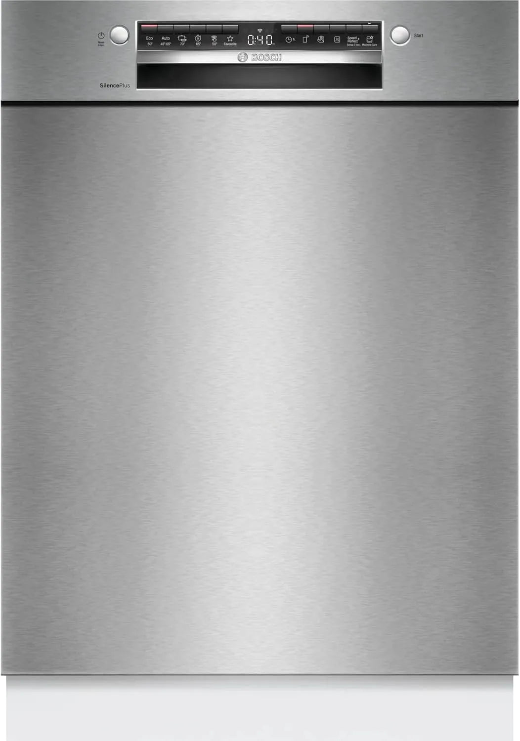 Bosch SMU4EVS08E vaatwasser, 60 cm, automatische werking, stille werking, slimme onderbouw 60 cm, met programmaassistent, bijzonder stil