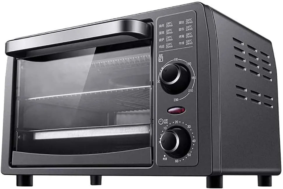 Elektrische oven, timer, instelbare temperatuurregeling, mini-ovens