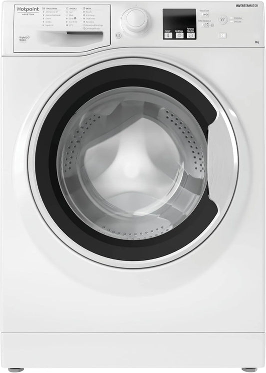 Hotpoint RSSF 624 W wasmachine, 43 cm, 85 x 60 x 43 cm, IT N Slim, centrifugerental 1200 omwentelingen per minuut