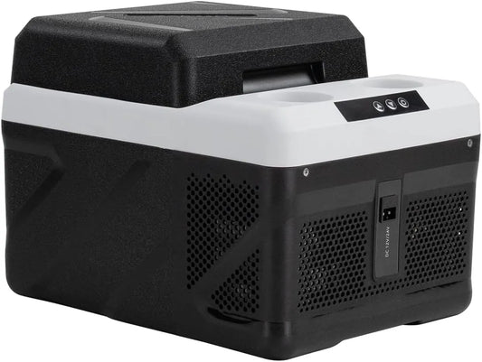 KM12 compressorkoelbox, draagbaar ontwerp, 12 Liter Koelbox, Mini-Koelkast, Elektrische Compressor, Auto-Koelkast