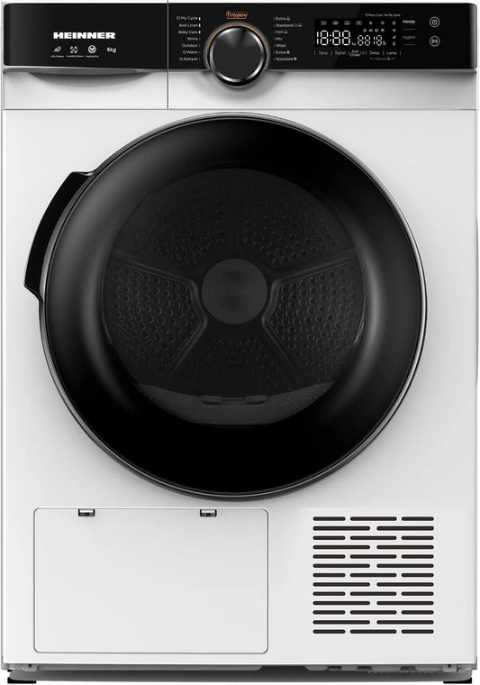 HHPD-M8K3A warmtepomp, digitaal display, ++ droger, elektrische verwarming en warmwaterbereiding