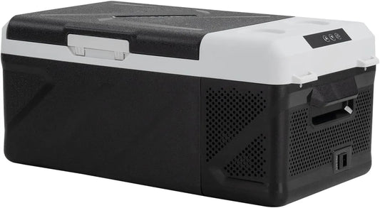 KM15 compressorkoelbox, draagbaar ontwerp, 15 Lliter Koelbox, Mini-Koelkast, Elektrische Compressor, Auto-Koelkast