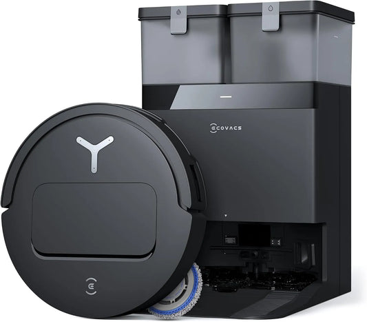 T50 PRO robotstofzuiger, 25.000 Pa, 81 mm, automatische werking, zuig- en dweilfunctie, heteluchtfunctie, ECOVACS DEEBOT Omni Gen3 met dweilfunctie