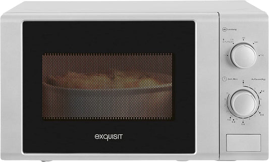 Exquisit magnetron, 700 W, 25,5 cm, 32,3 cm, gelakte binnenuitrusting, 25,8 x 43,9 x 32,3 cm, 5 standen