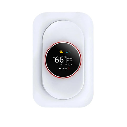 Thermostaat, touchbediening, digitaal display, automatische werking, koel- en verwarmingsfunctie, spraakbediening