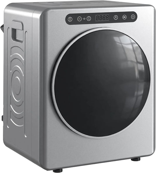 Wasdroger, HOMCOM Mini Afvoerdroger 5kg met sterilisatie, automatische droogprogramma's voor kleding