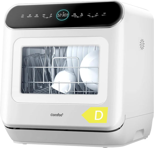 Comfee vaatwasser, 3 standen, 3 programma's, Vrijstaande, automatische programma's voor servies