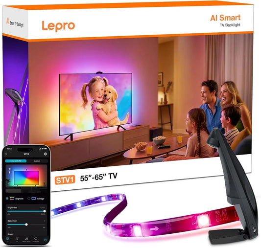 STV1, 65 inch, Lepro Smart LED TV achtergrondverlichting 55-65 inch