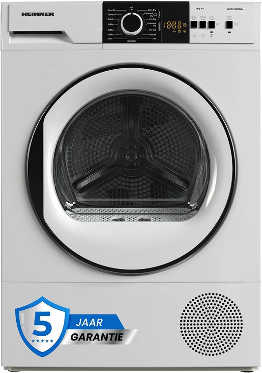 HHPD-V9T1CHA warmtepomp, digitaal display, ++ droger, elektrische verwarming en warmwaterbereiding