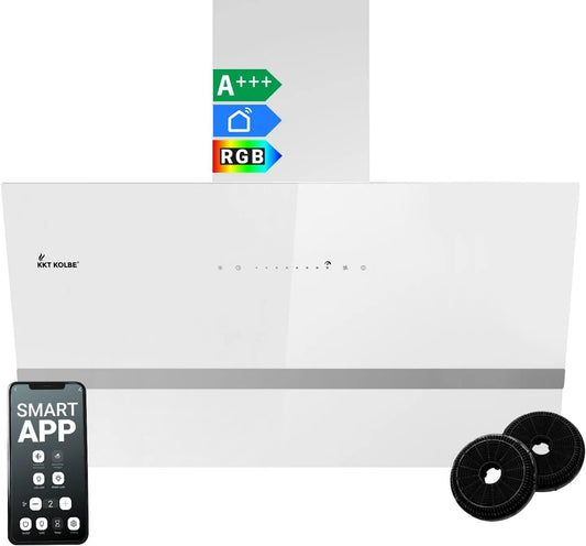EASY9005WM afzuigkap, 90 cm, KKT KOLBE wandkap, keukenventilatie met instelbare afzuigstanden