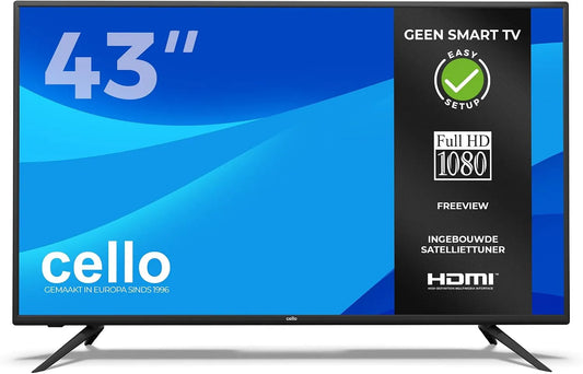 Cello C4320DVBDE 43 inch Full HD LED-televisie, schermdiagonaal 109 cm