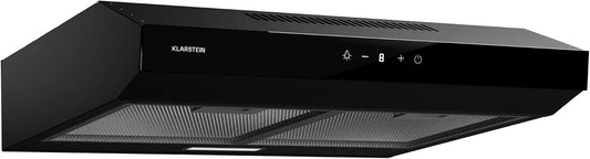 Klarstein kookplaat, 199 m3/h, afzuigkap 60cm, afzuiging afzuigkap, Dunstabzug met Filter vaatwasmachinebestendig, LEDs & Touch bedieningspaneel