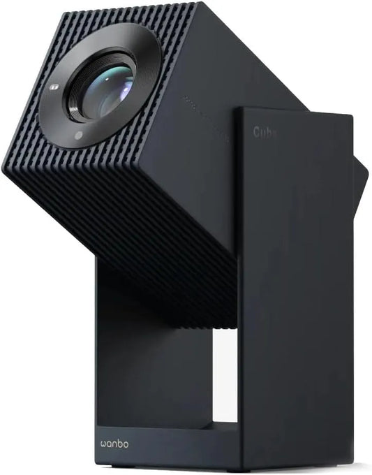 Projector, Bluetooth-connectiviteit, Wanbo Cube 2 Pro Smart met Android TV & ToF Auto-Focus, Compacte draagbare mini en Bluetooth-luidspreker 8W