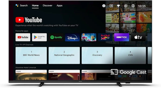 Philips 50HFL4518U/12 HD 350 Smart TV, 127 cm, TV Hospitality 127 cm, 4K Ultra cd/m? Nero 20 W